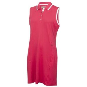 CALLAWAY Opti•Dri Sleeveless Polo Golf Dress sz M